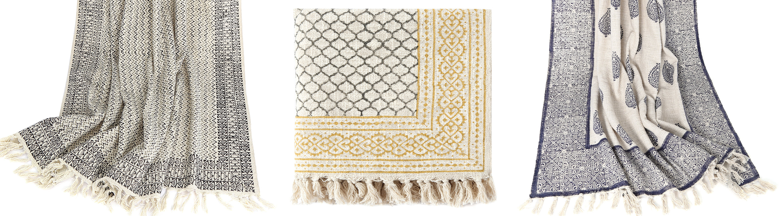 Malabar Baby 100% Cotton Handloom + Hand-Block printed in India