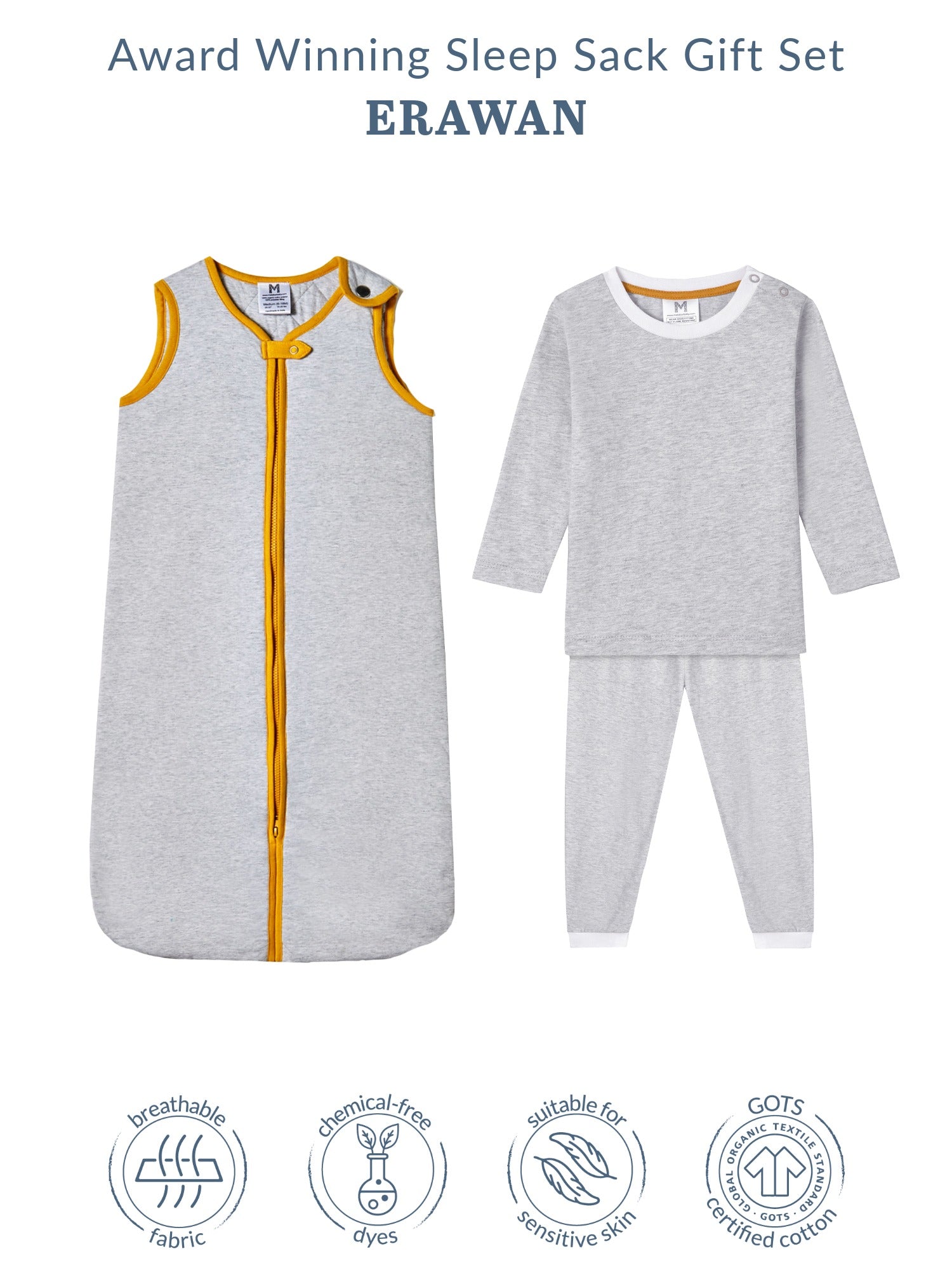 ERAWAN GREY - Award Winning Sleep Sack Gift Set