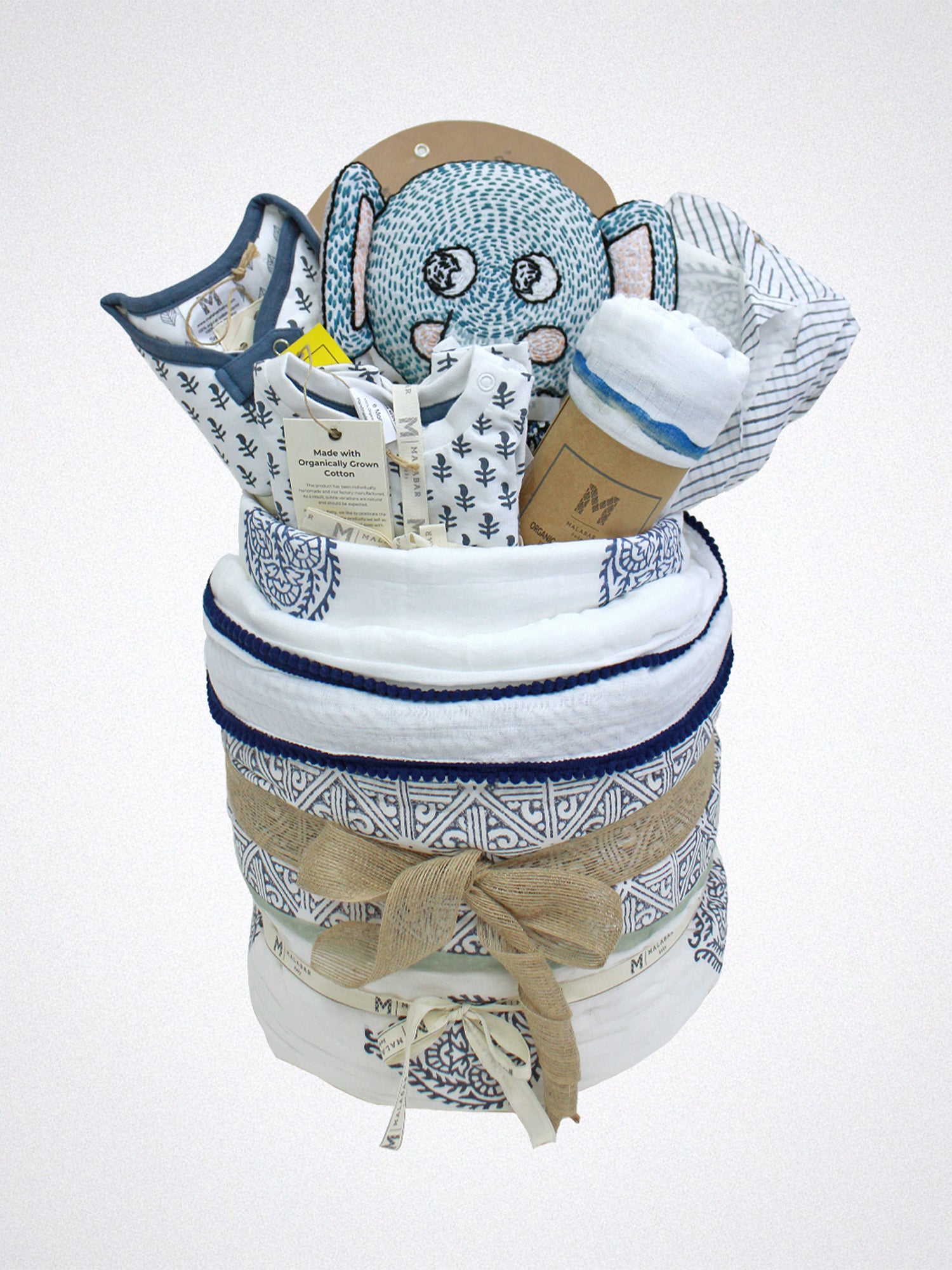 Best Baby Gift Hamper by Malabar Baby for Baby Shower & New Parents — Thoughtful Gift Set, Organic Baby Gift, Baby Shower Gift, New Parent Gift, Baby Care Gift, Baby Essentials Gift