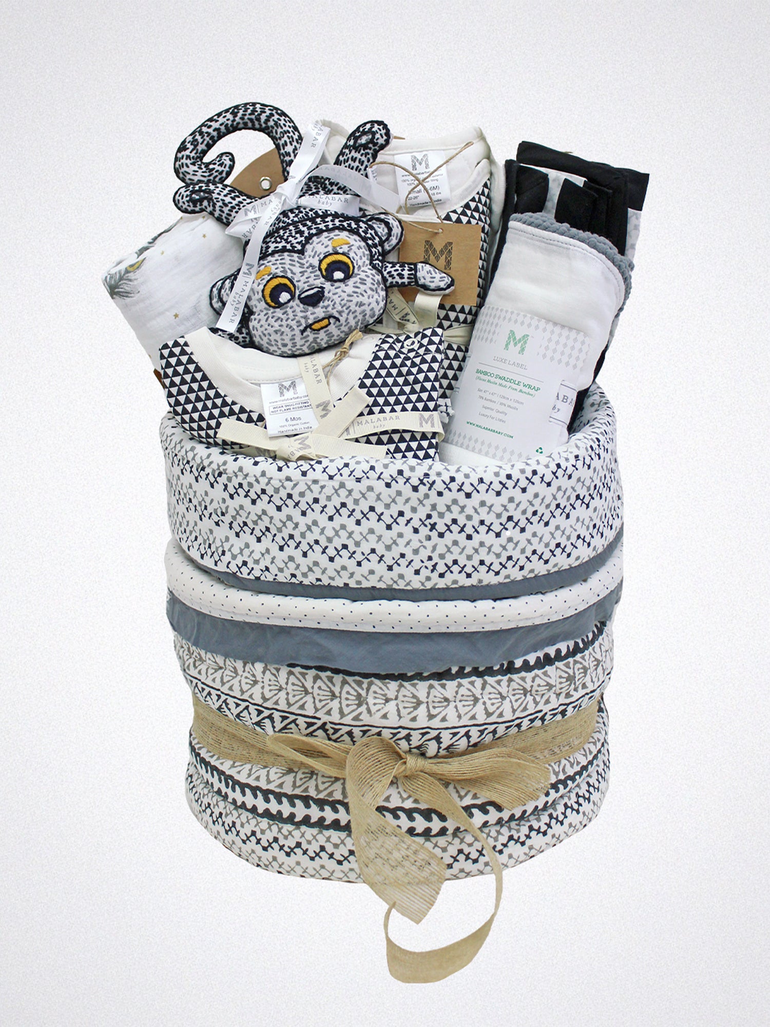 Best Baby Gift Hamper by Malabar Baby for Baby Shower & New Parents — Thoughtful Gift Set, Organic Baby Gift, Baby Shower Gift, New Parent Gift, Baby Care Gift, Baby Essentials Gift