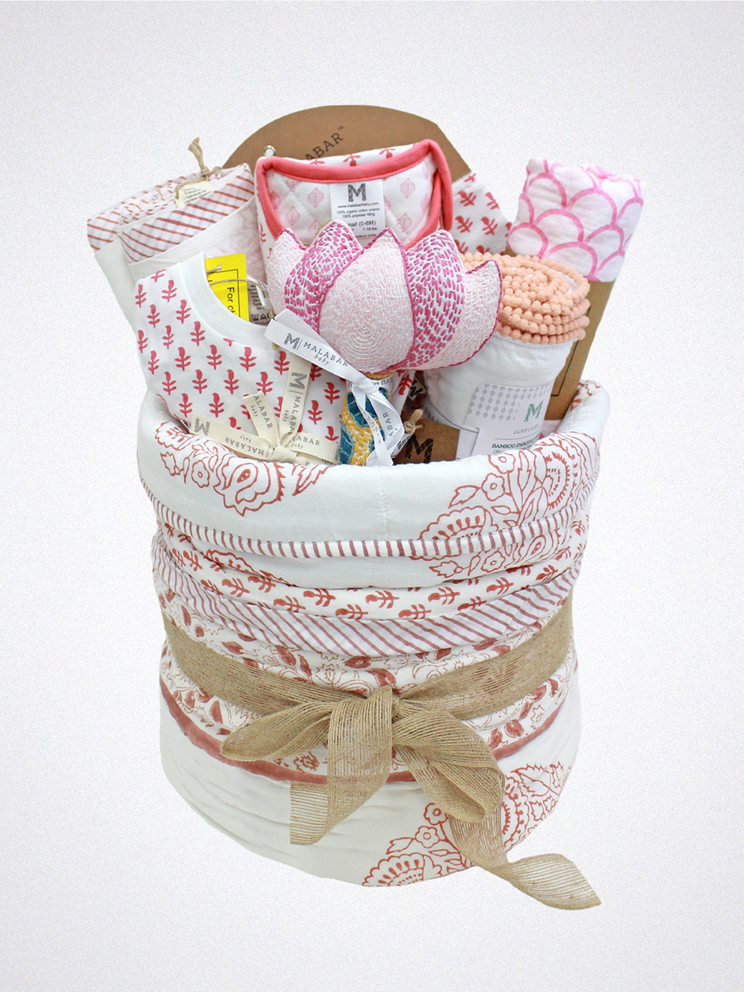Best Baby Gift Hamper by Malabar Baby for Baby Shower & New Parents — Thoughtful Gift Set, Organic Baby Gift, Baby Shower Gift, New Parent Gift, Baby Care Gift, Baby Essentials Gift