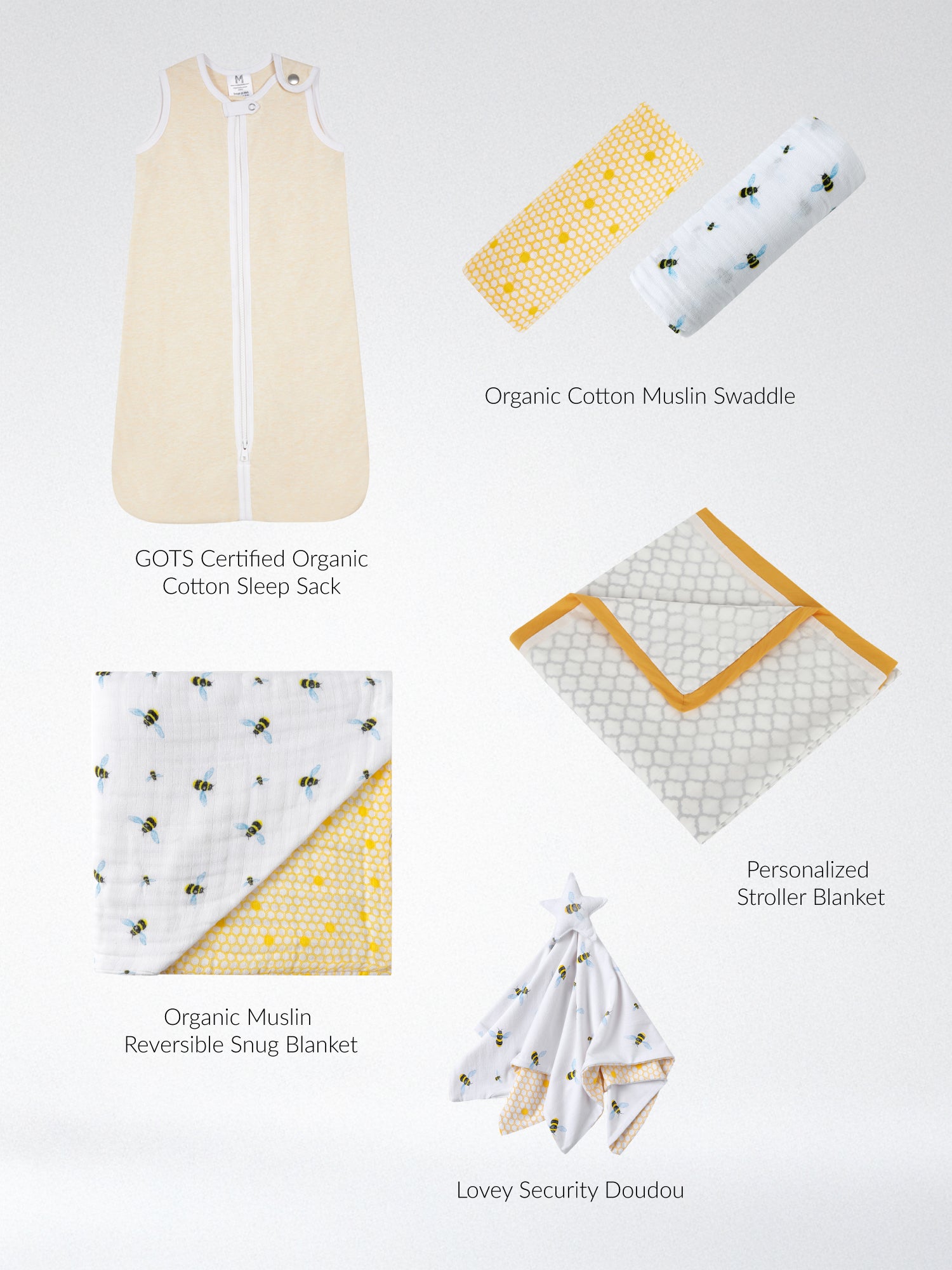 Honey Bee Organic Gift Set