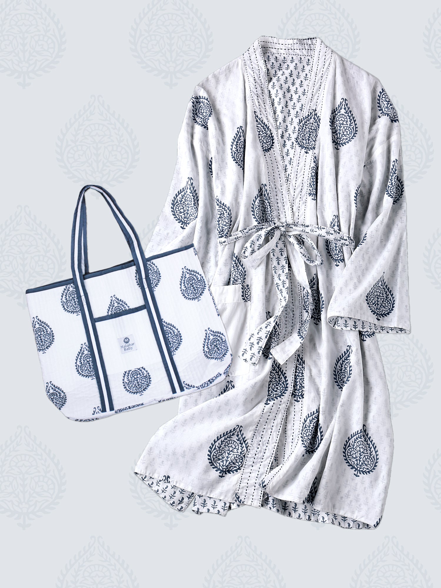 Mother's Day Robe & Tote Duo Set