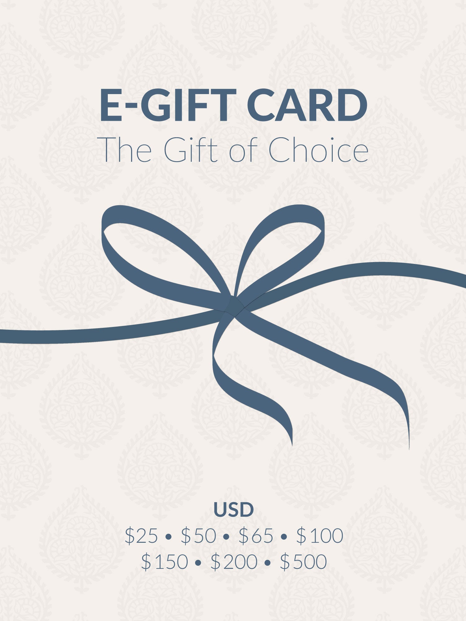 MALABAR BABY - E-GIFT CARD