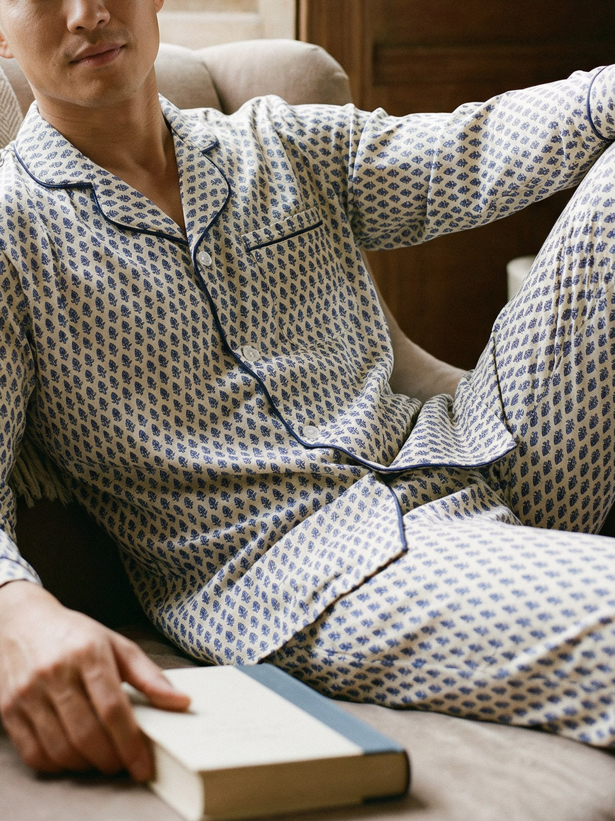 Men’s TENCEL™ PJ Set - Bedtime Rituals LUXE Collection