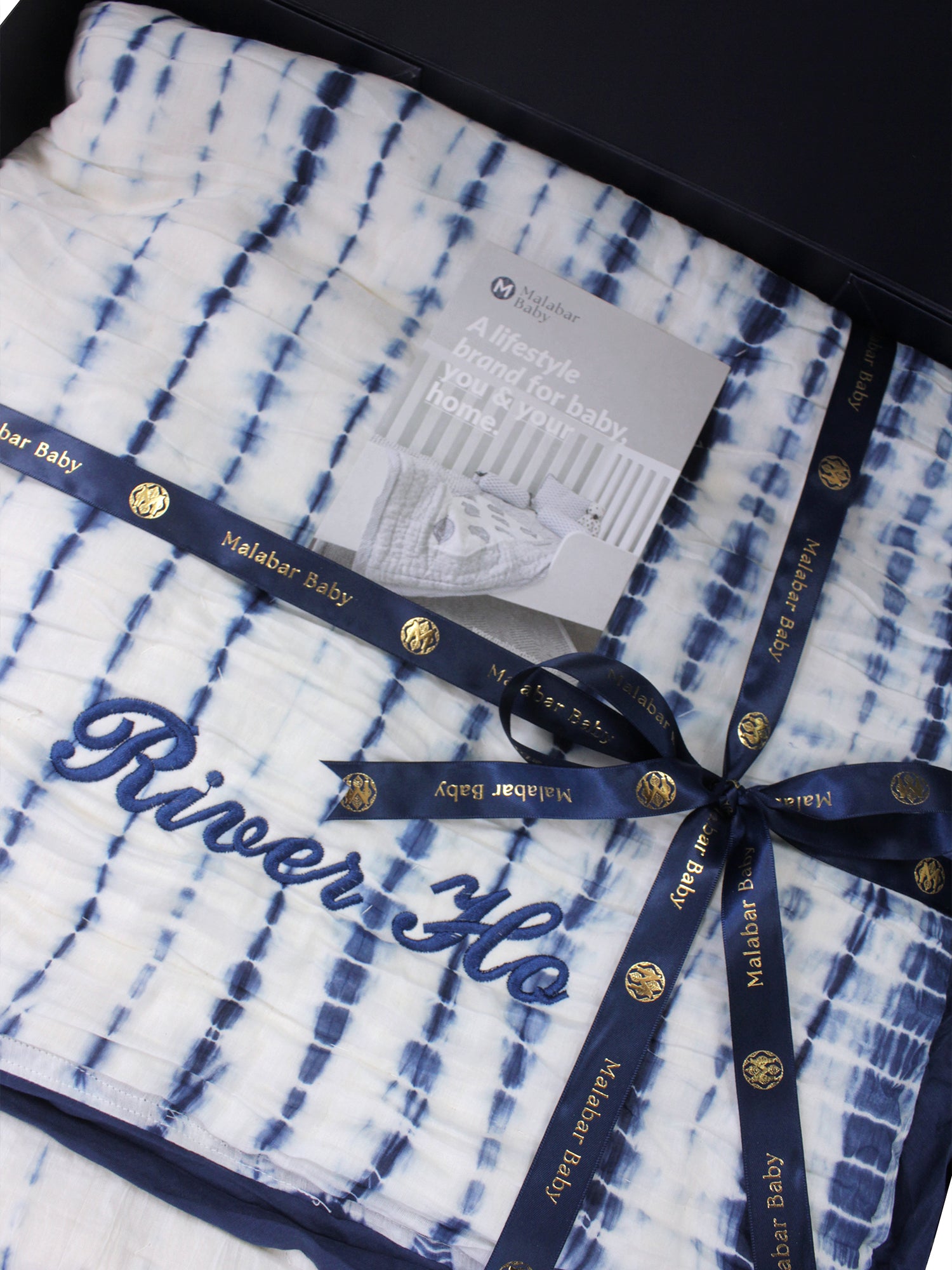 Kyoto Blue Baby Quilt