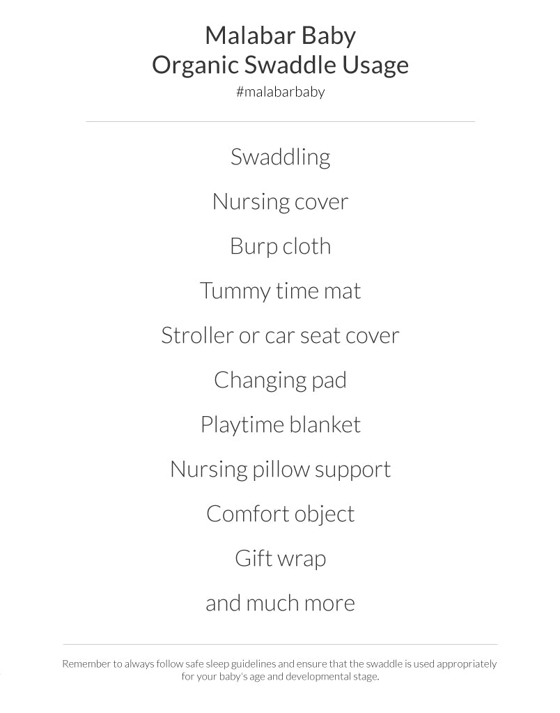 Organic Swaddle - Parrot