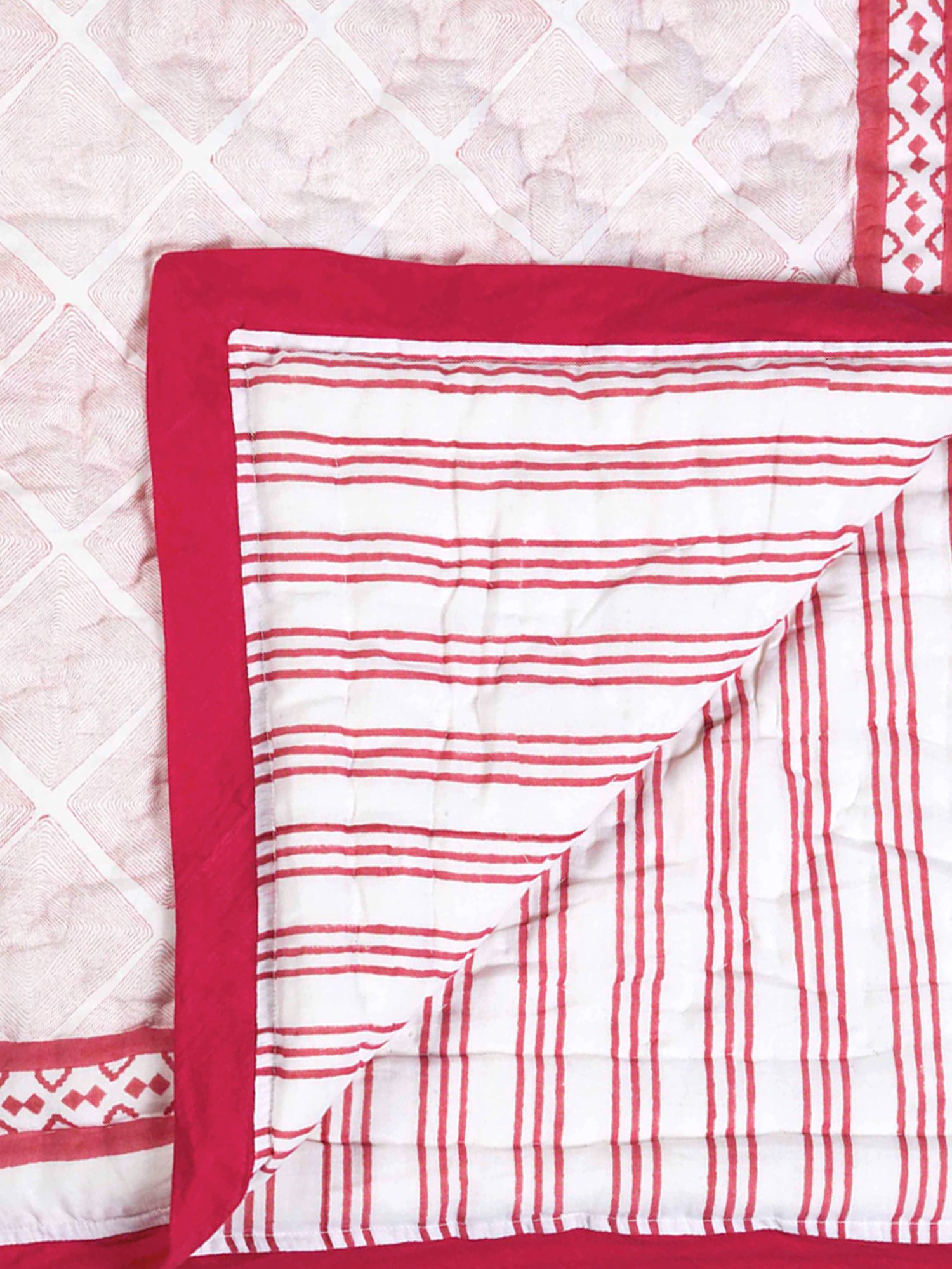 Cairo Pink Cotton Quilt