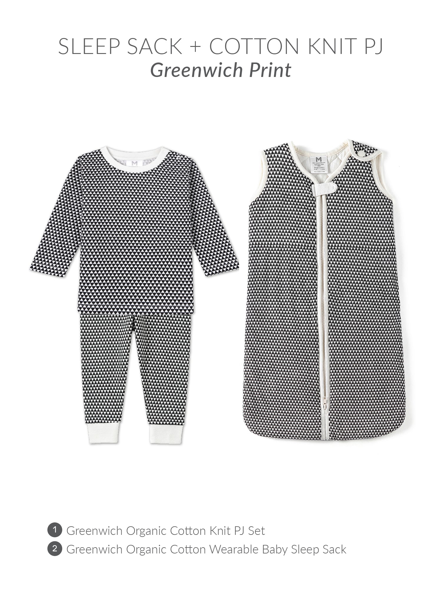 Award-winning baby sleep sack gift set, the perfect newborn essential for safe sleep, ideal for gifting to new parents and new babies.