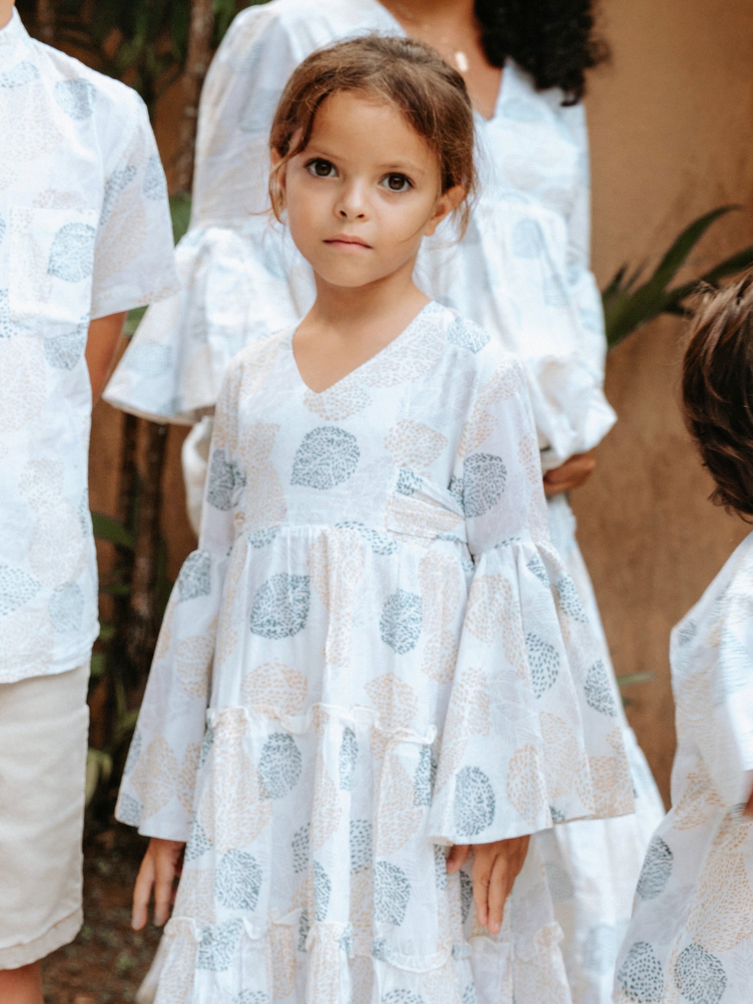 Twinning Set - Block Printed Dress - Malabar Leaf