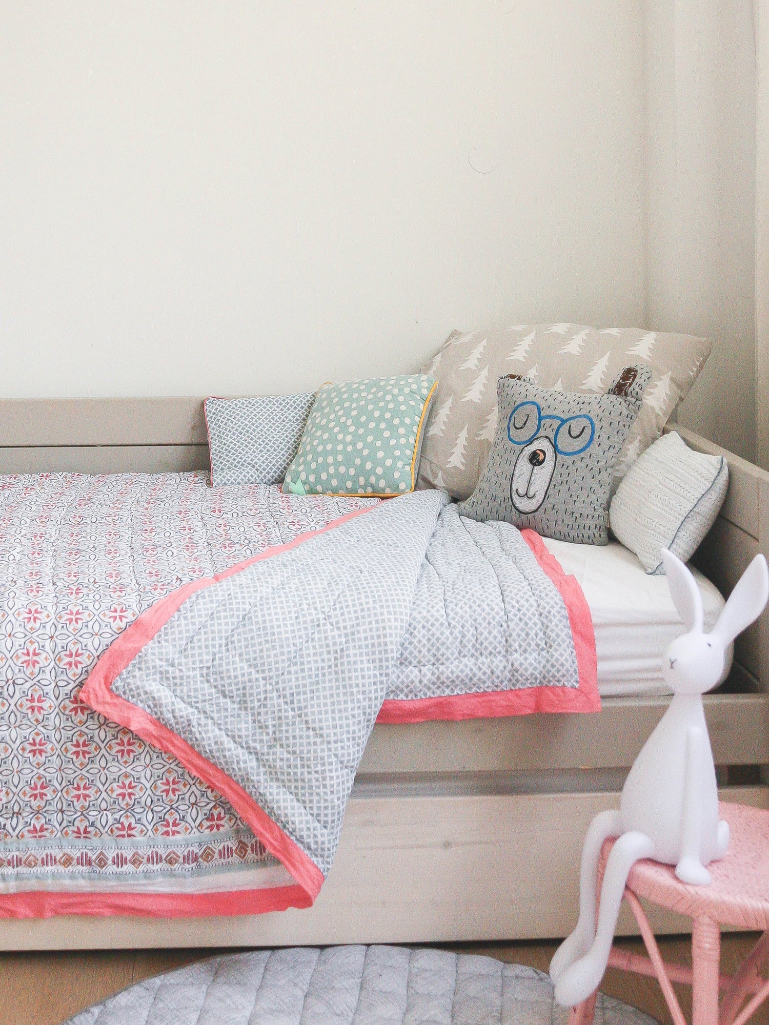 Seminyak Pink Baby Quilt
