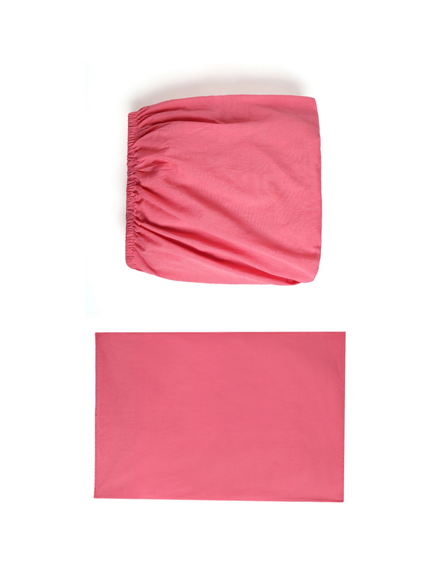 Seminyak Pink Fitted Twin Sheet & Pillowcase Set