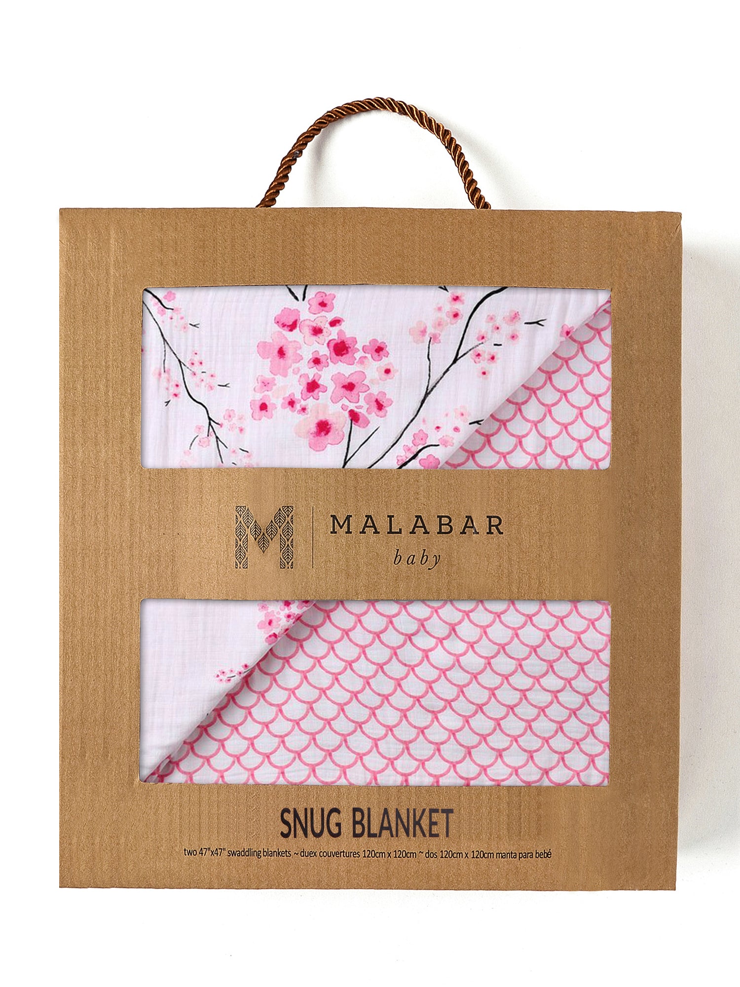 Organic Snug Blanket - Cherry Blossom
