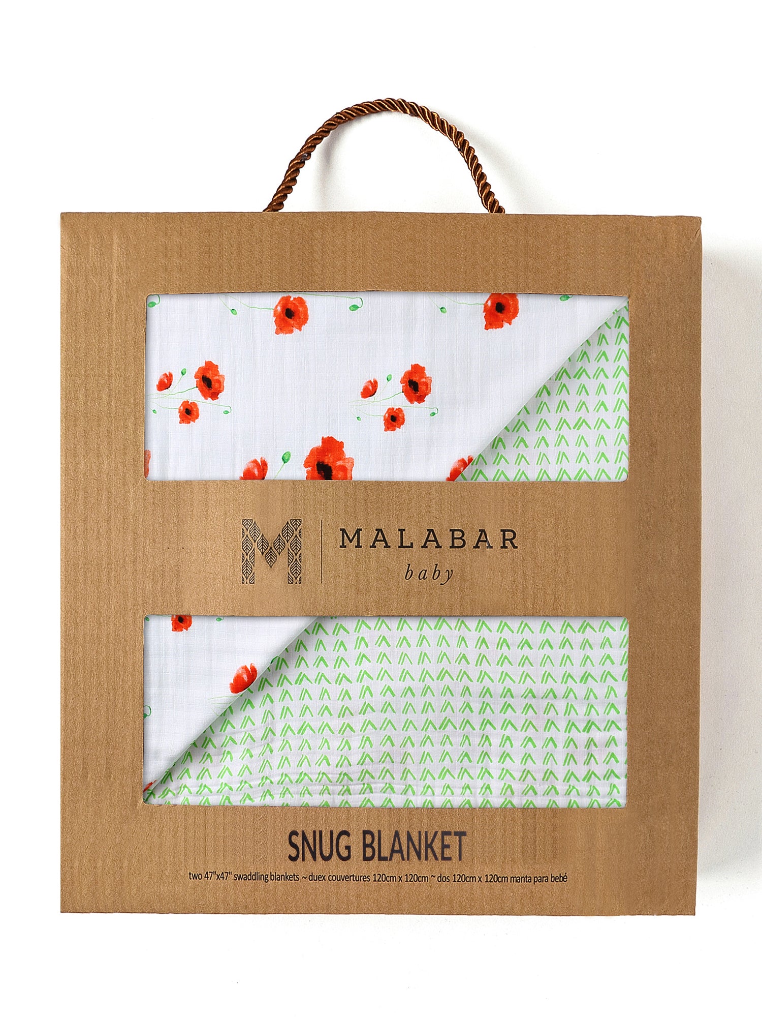 Organic Snug Blanket - Poppy