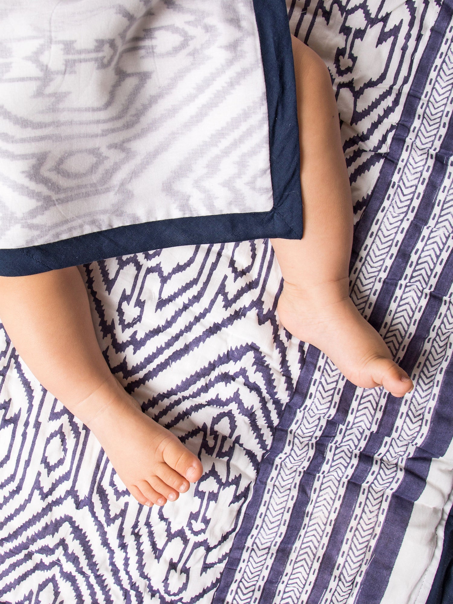 Southside Blue Baby Quilt