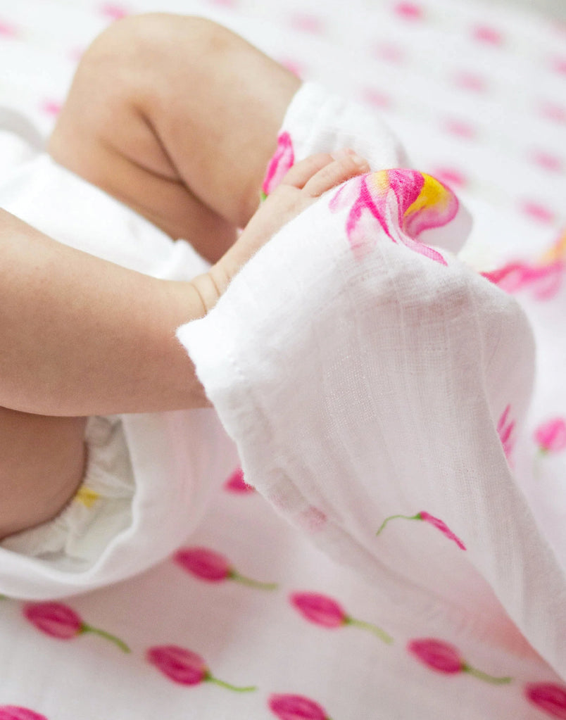 Organic Swaddle - Flower Bud