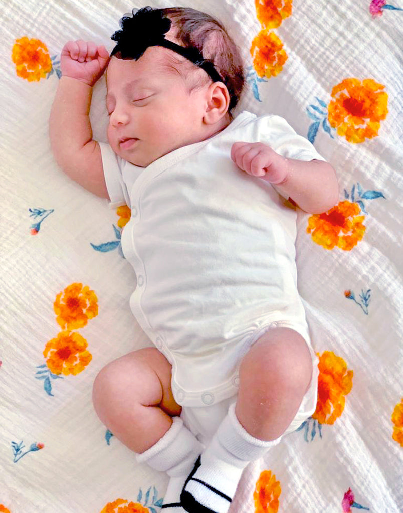 Organic Swaddle - Marigold