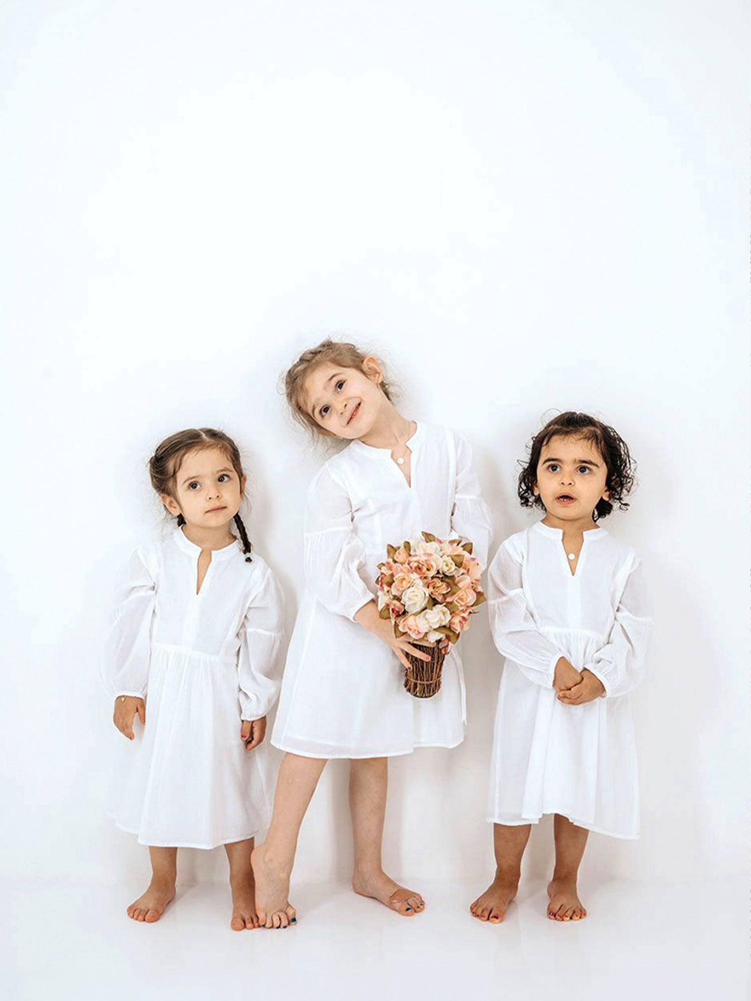 white cotton kaftan dress Nuichan women's cotton kaftan dress