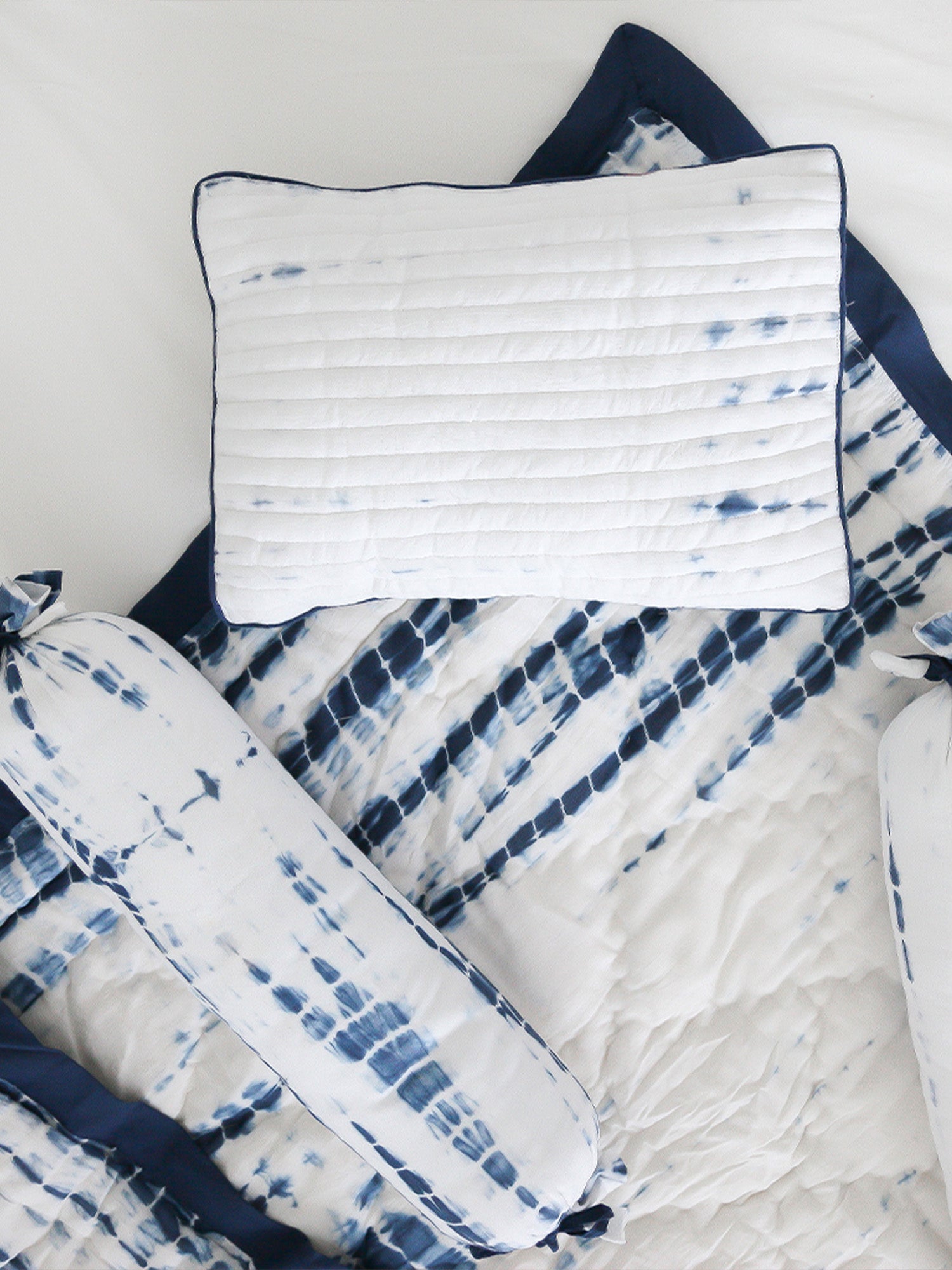Kyoto Blue Baby Quilt