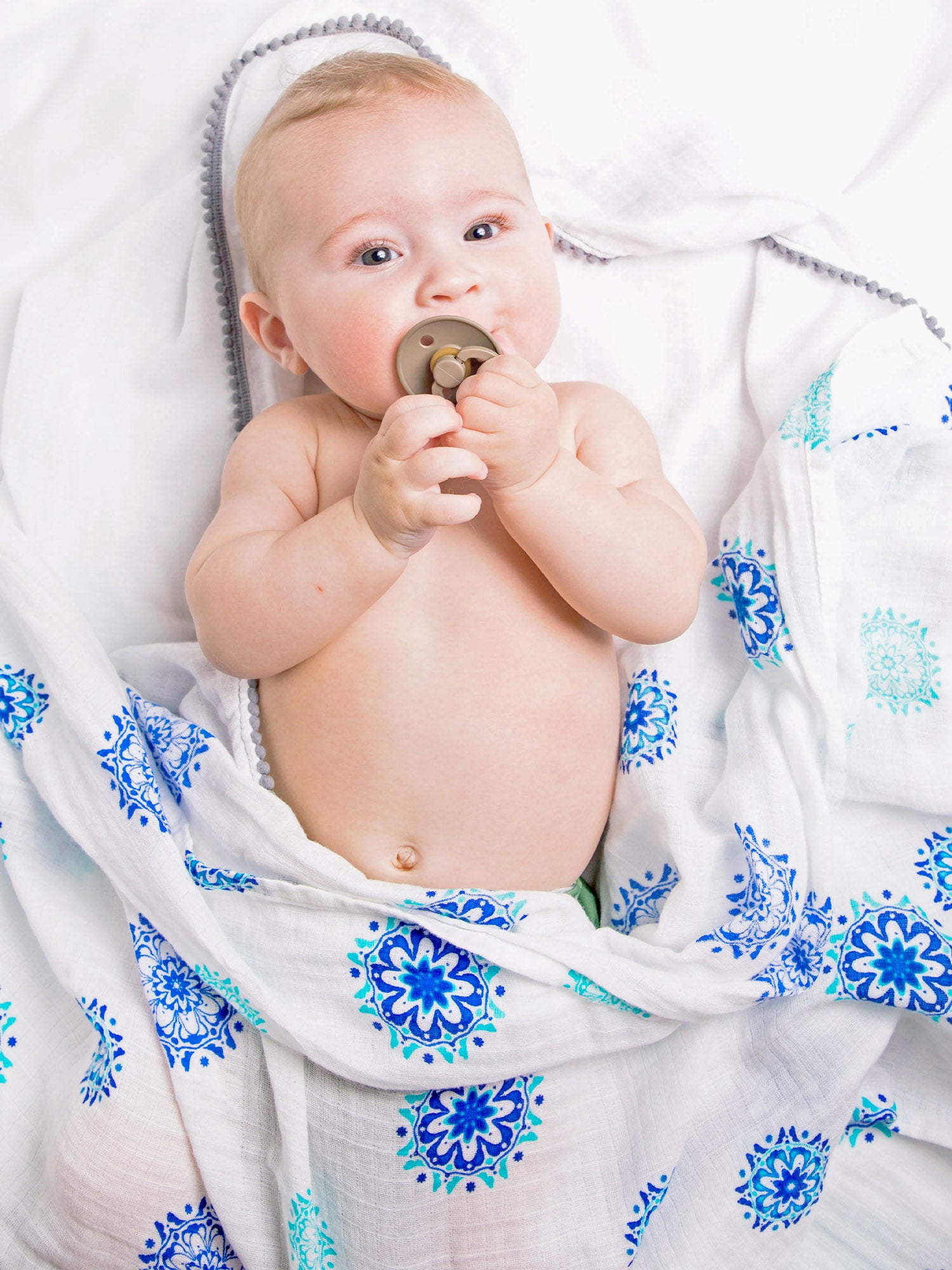 Organic Swaddle Set - Protector Series (Hamsa & Mandala)