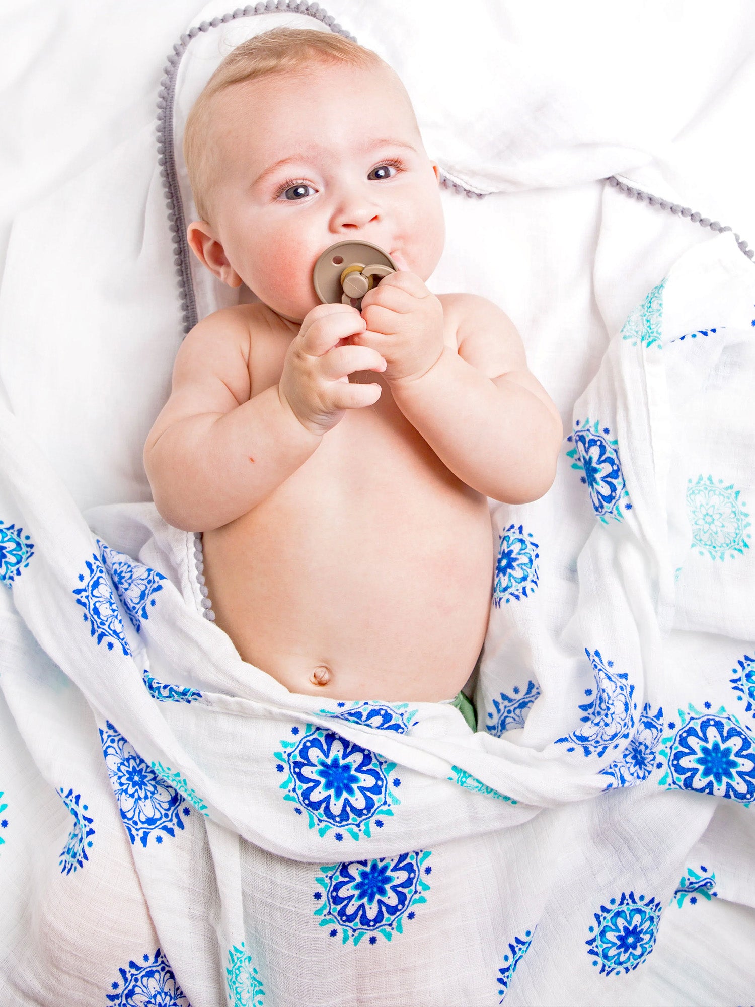 Organic Swaddle Set - Protector Series (Hamsa & Mandala)