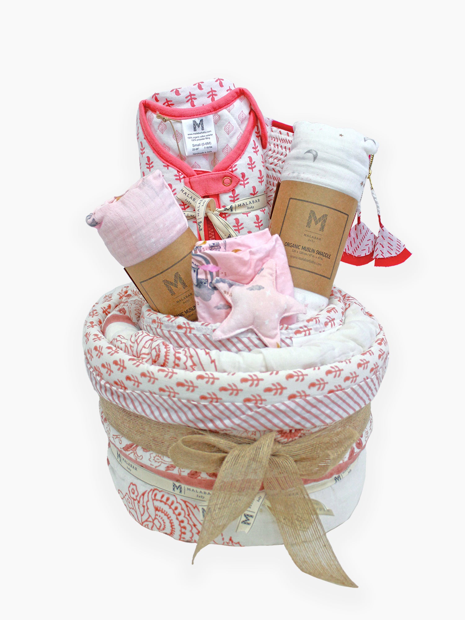 Best Baby Gift Hamper by Malabar Baby for Baby Shower & New Parents — Thoughtful Gift Set, Organic Baby Gift, Baby Shower Gift, New Parent Gift, Baby Care Gift, Baby Essentials Gift
