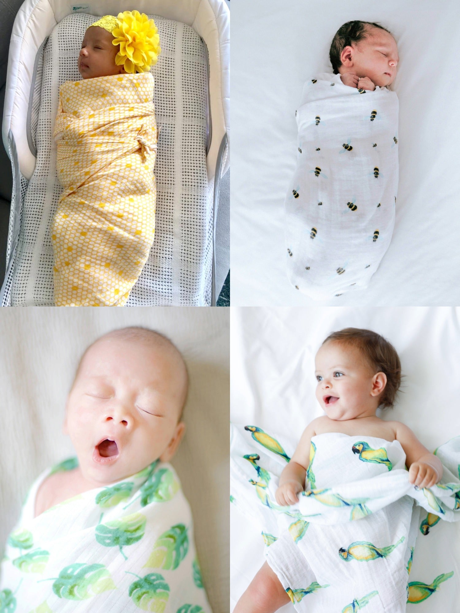 Organic Cotton Muslin Essential Baby Set