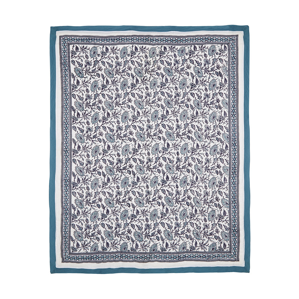 Provence Blue Cotton Quilt