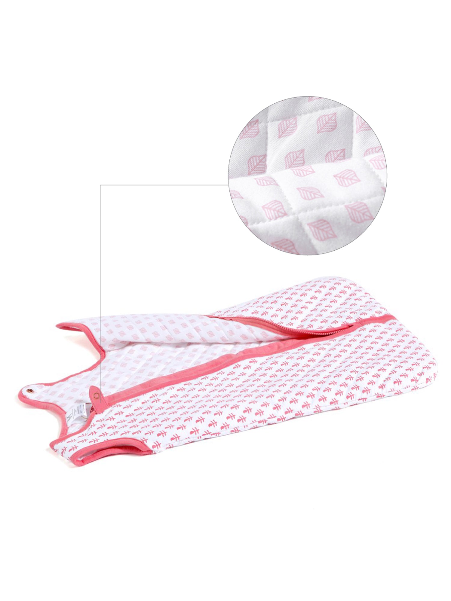TOG 2.2 (Quilted) - Pink City Wearable Baby Sleep Bag
