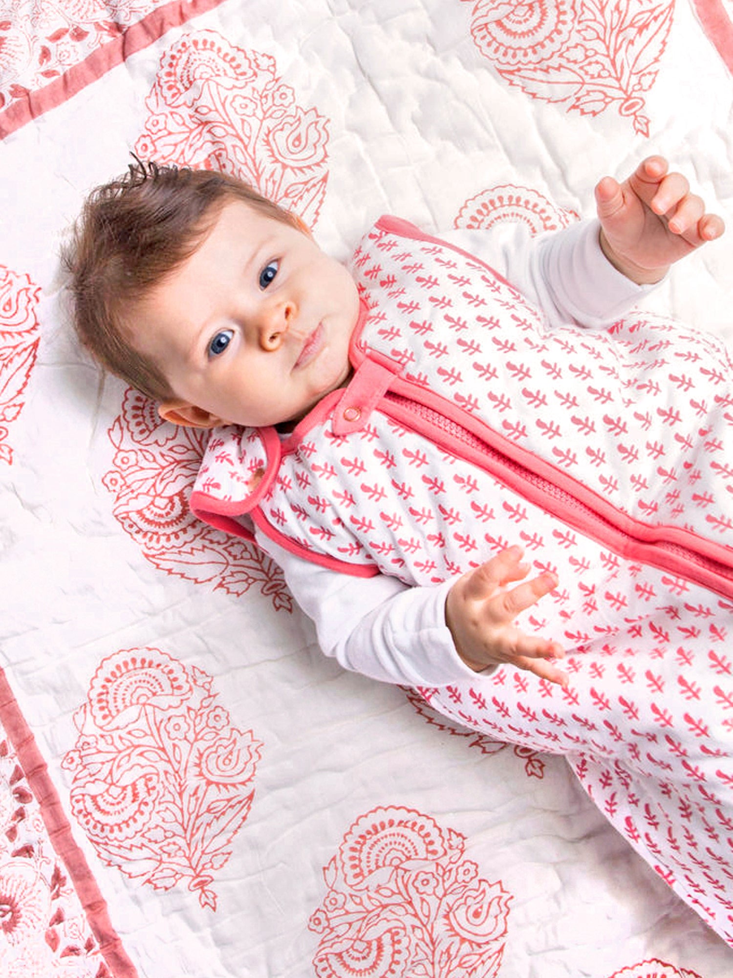 TOG 0.6 (Lightweight) - Pink City Wearable Baby Sleep Sack