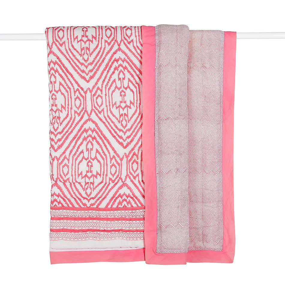 Southside Pink Cotton Quilt