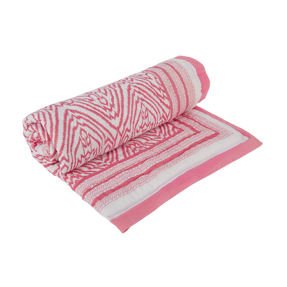Southside Pink Cotton Quilt