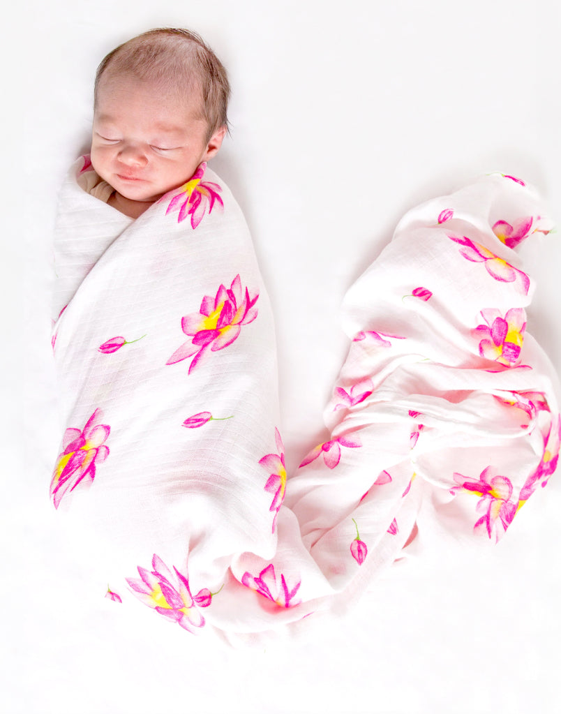Organic Swaddle - Magical Lotus