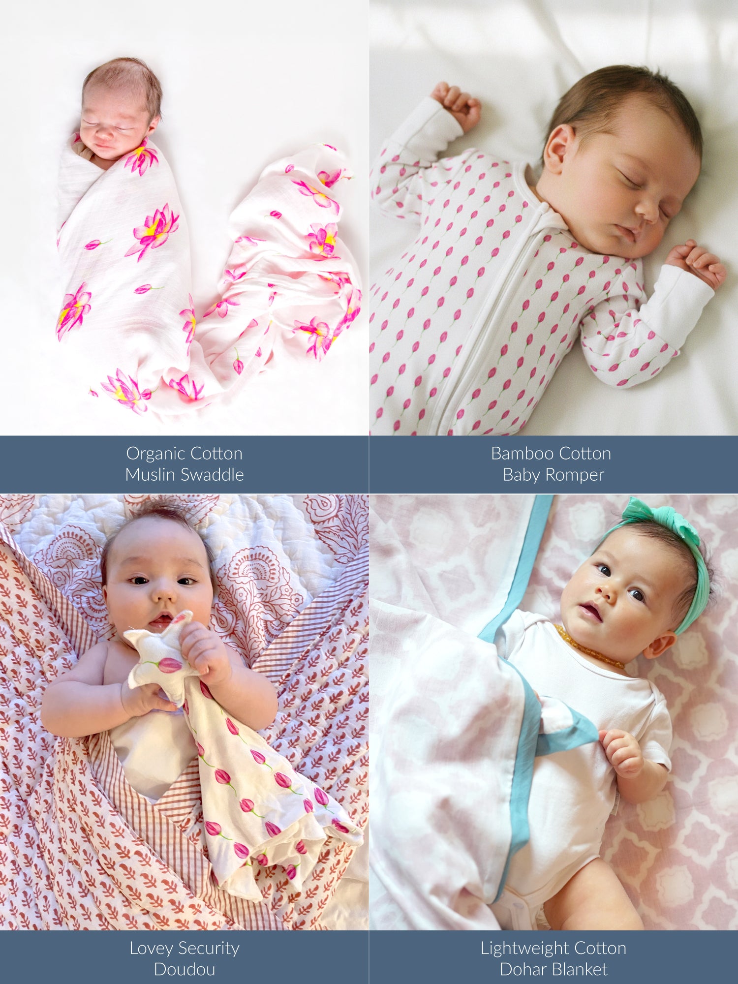 Pink Peony Snuggle & Sleep Gift Set