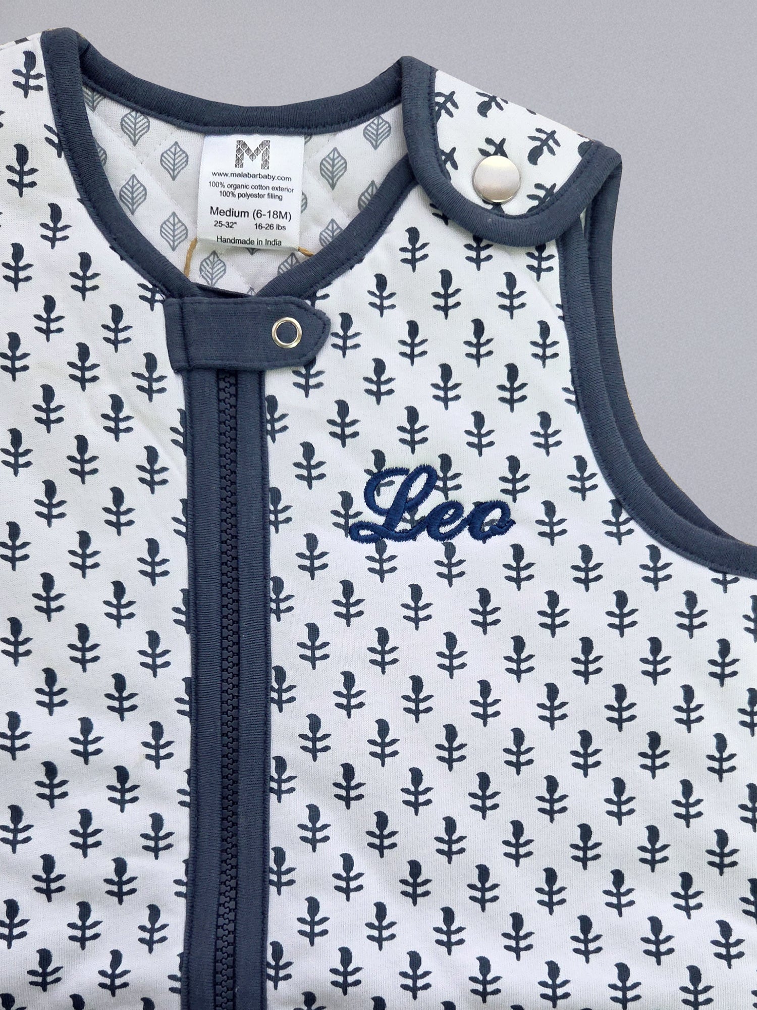 TOG 0.6 (Lightweight) - Fort Blue Wearable Baby Sleep Sack