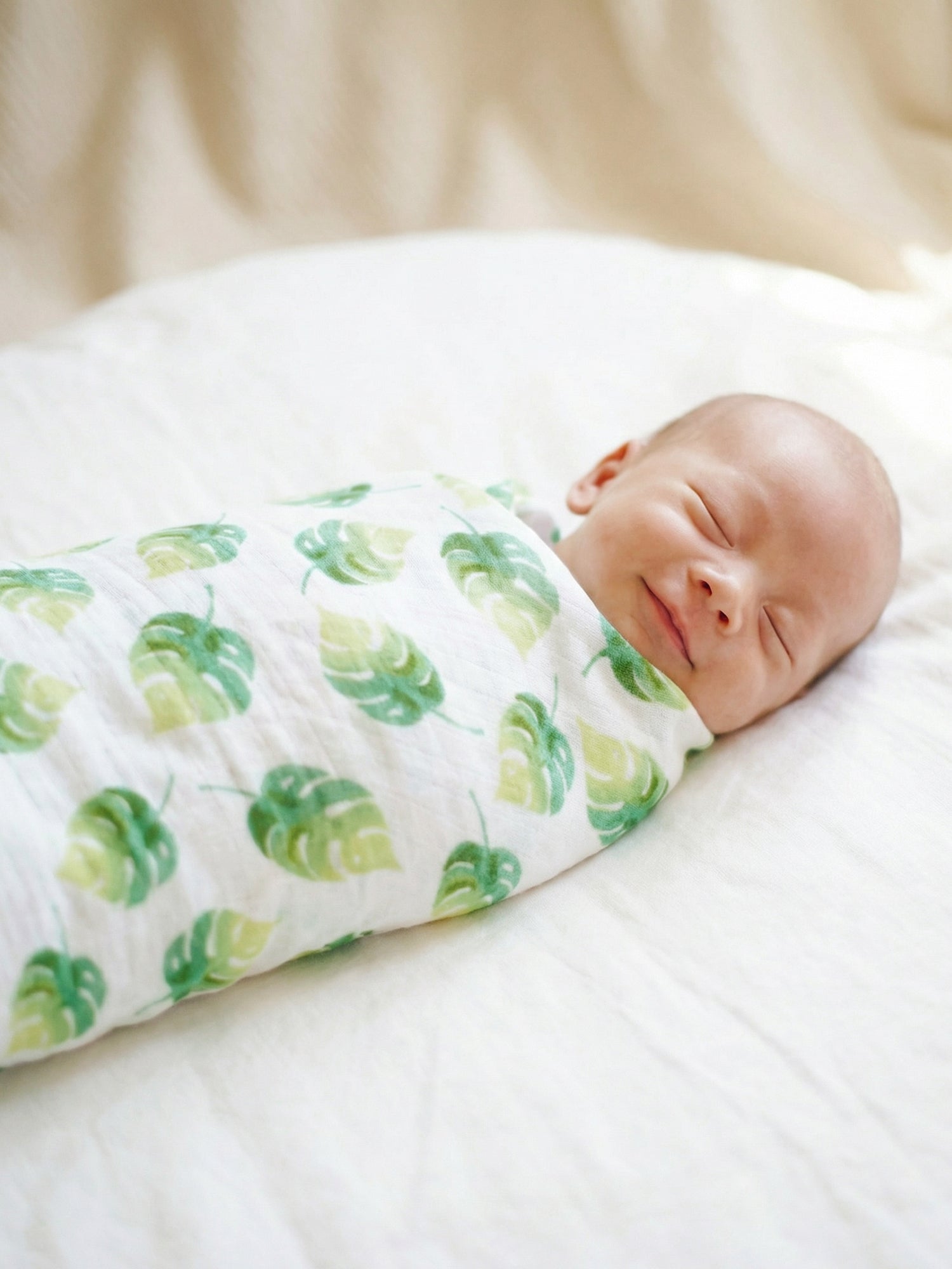 Organic Swaddle - Leaf