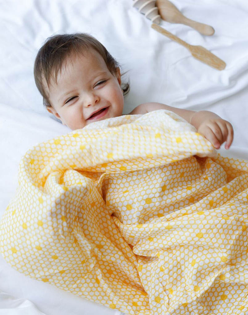 Malabar Baby | Breathable Organic Muslin Swaddle | Hive Baby Wrap