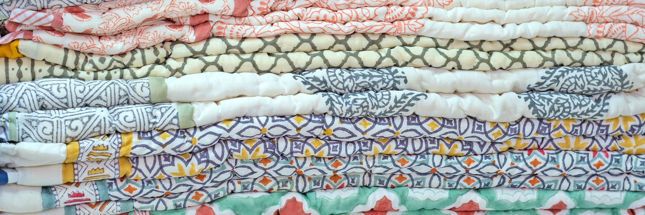 Block-Printed Quilts