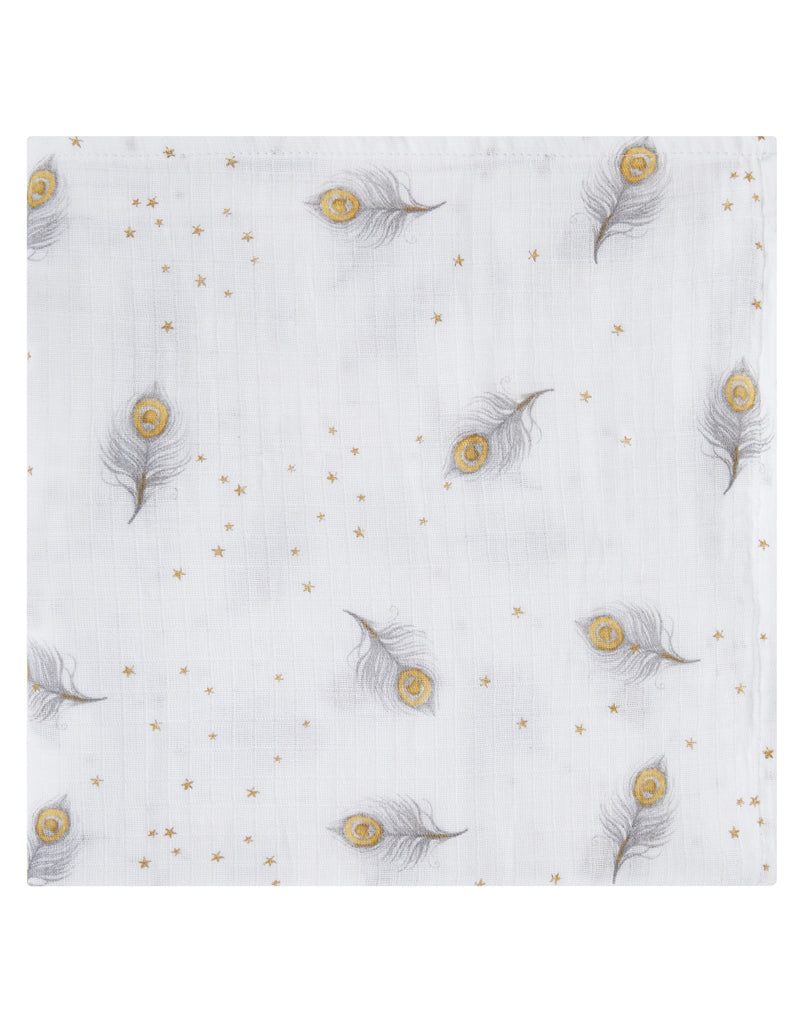 Organic Swaddle - Magical Feathers
