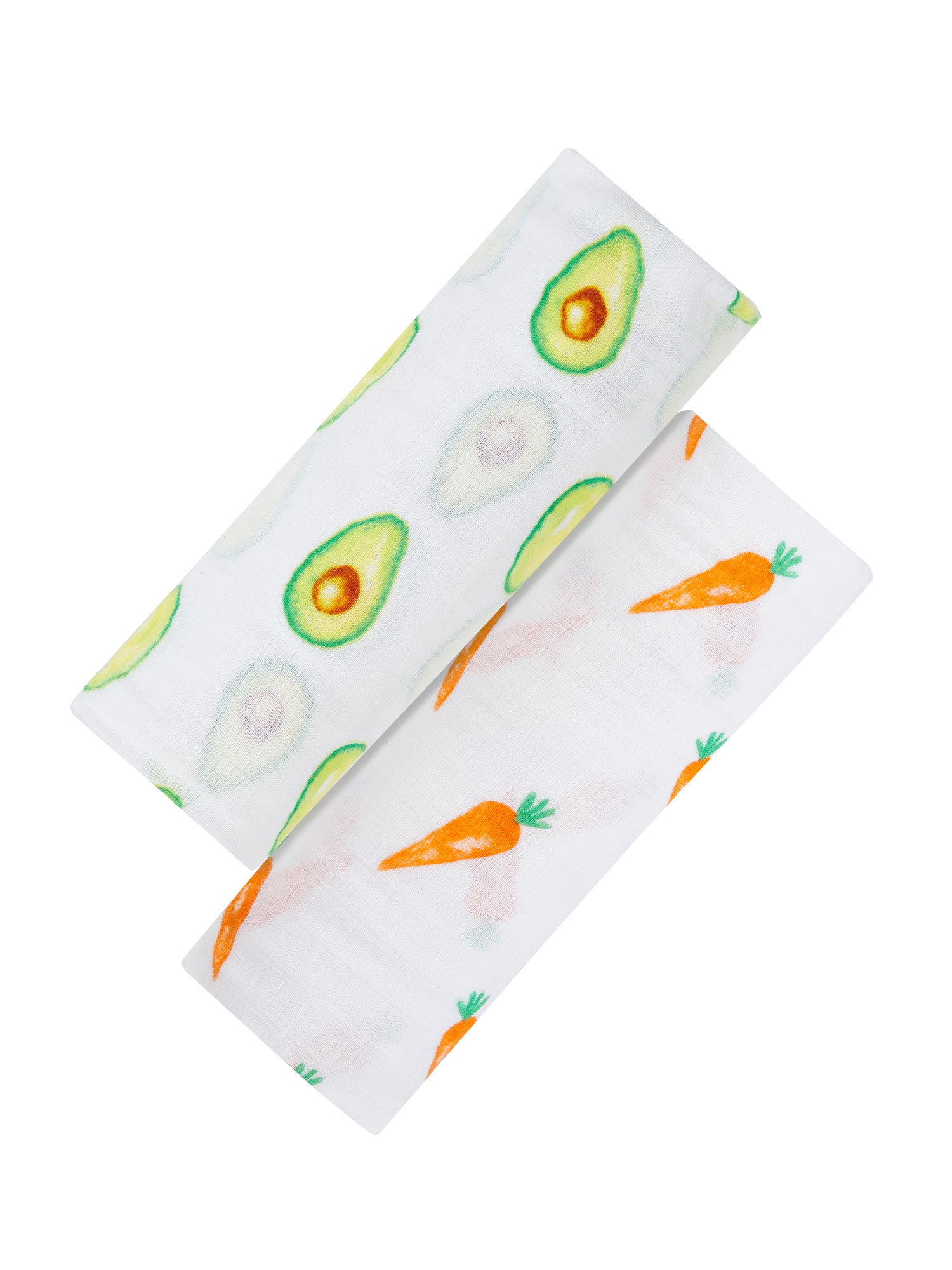 Organic Swaddle Set - First Foods (Avocado & Carrot)