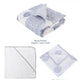 Fort Blue Paisley Gift Set - Going Home Newborn Bed + Bath Gift Set