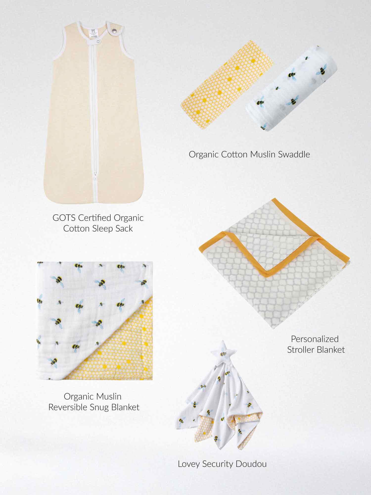 Honey Bee Organic Gift Set