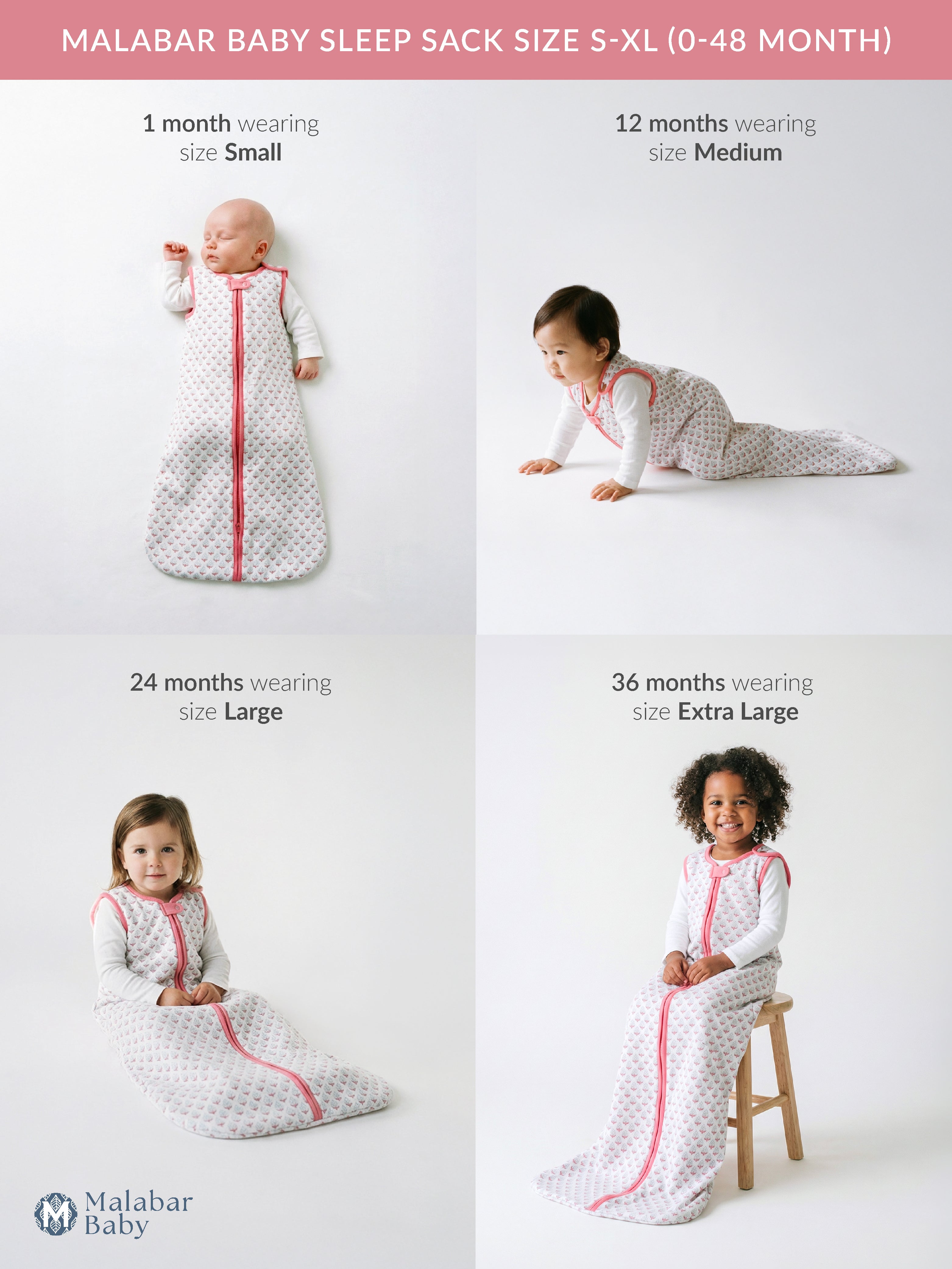 Malabar Baby Sleep Sack TOG 0.6 (Lightweight) - MIAMI