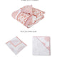 Pink City Newborn Gift Set - Going Home Newborn Bed + Bath Gift Set