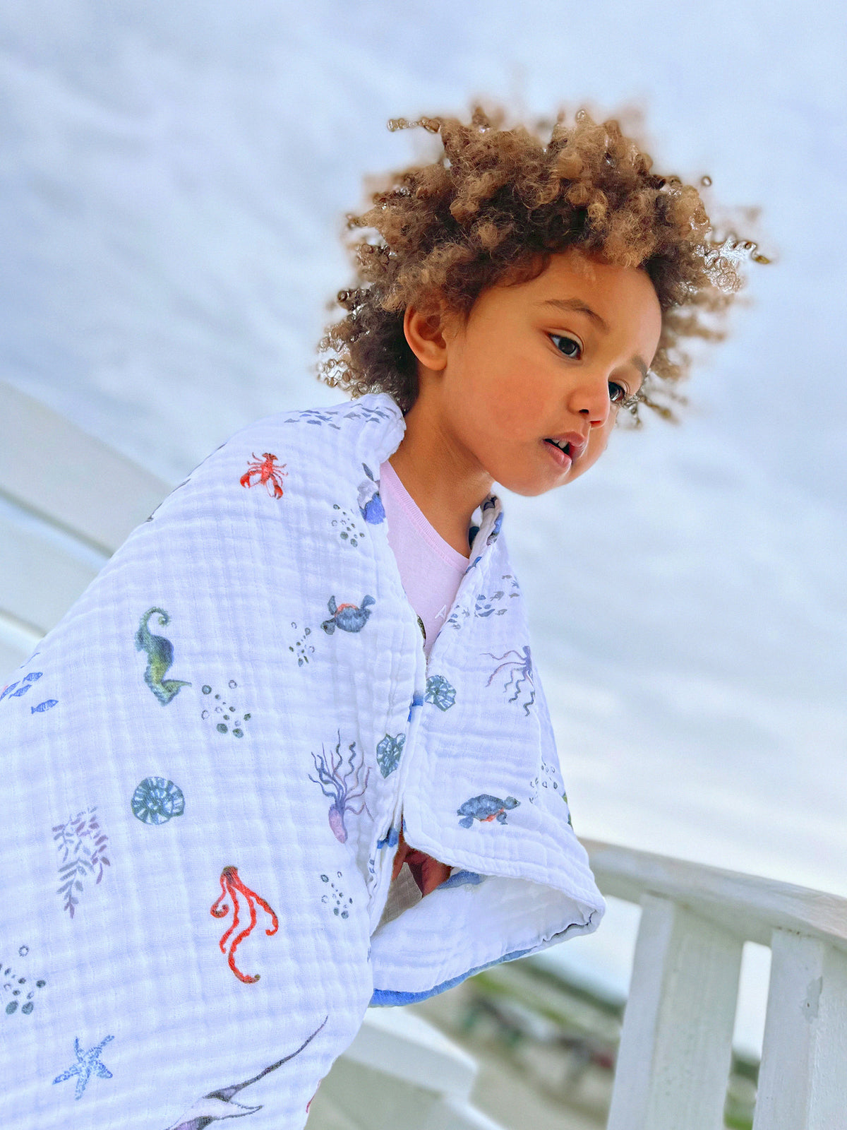 Organic Snug Blanket - Sardinian Summer