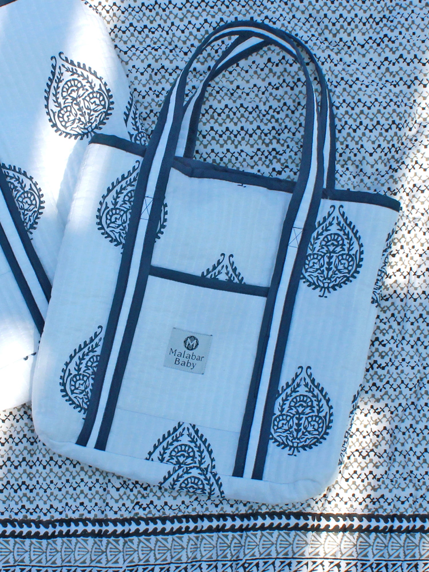 Cotton Quilted Tote Bag