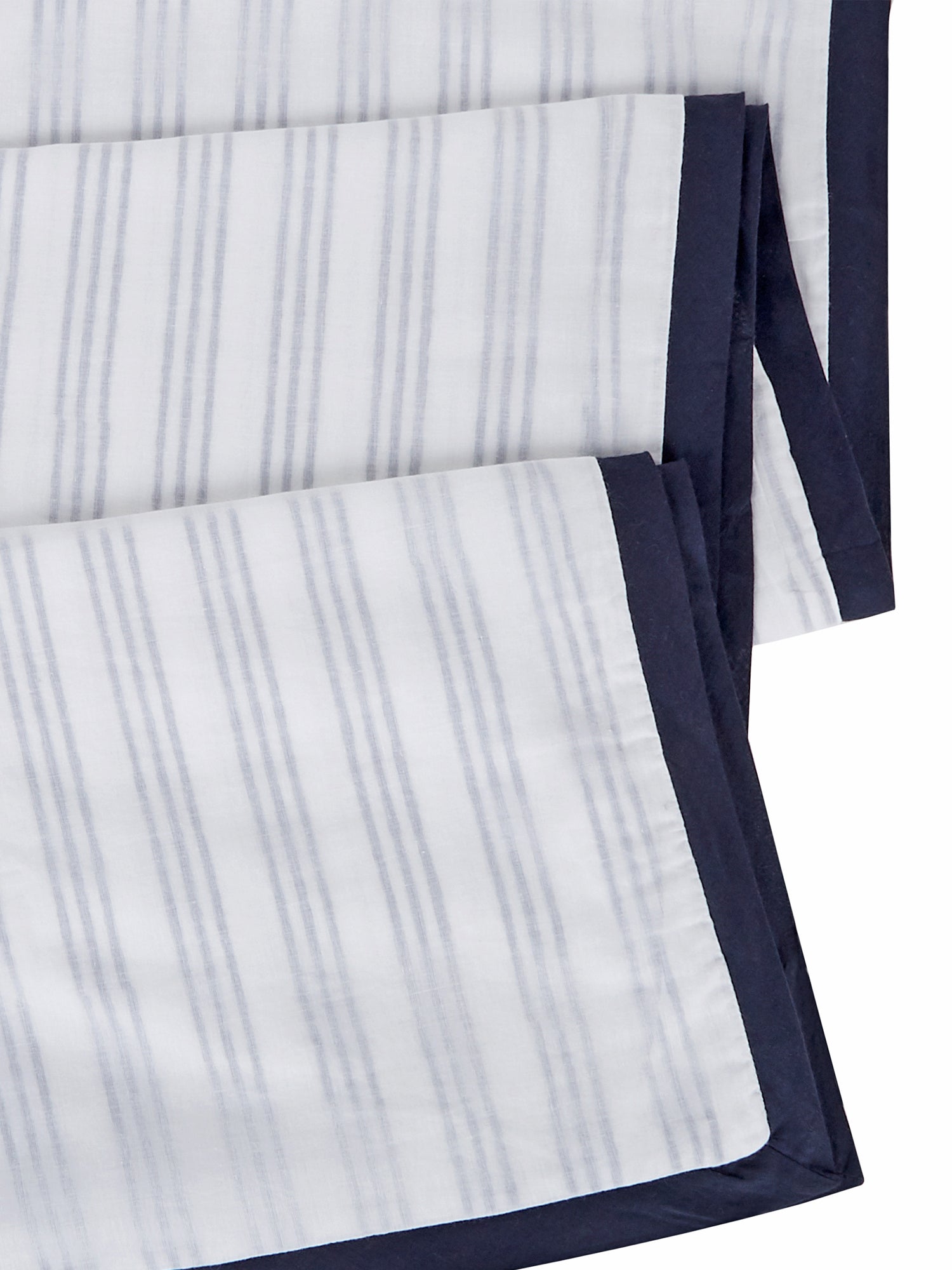 Cairo Blue Striped Cotton Dohar Blanket