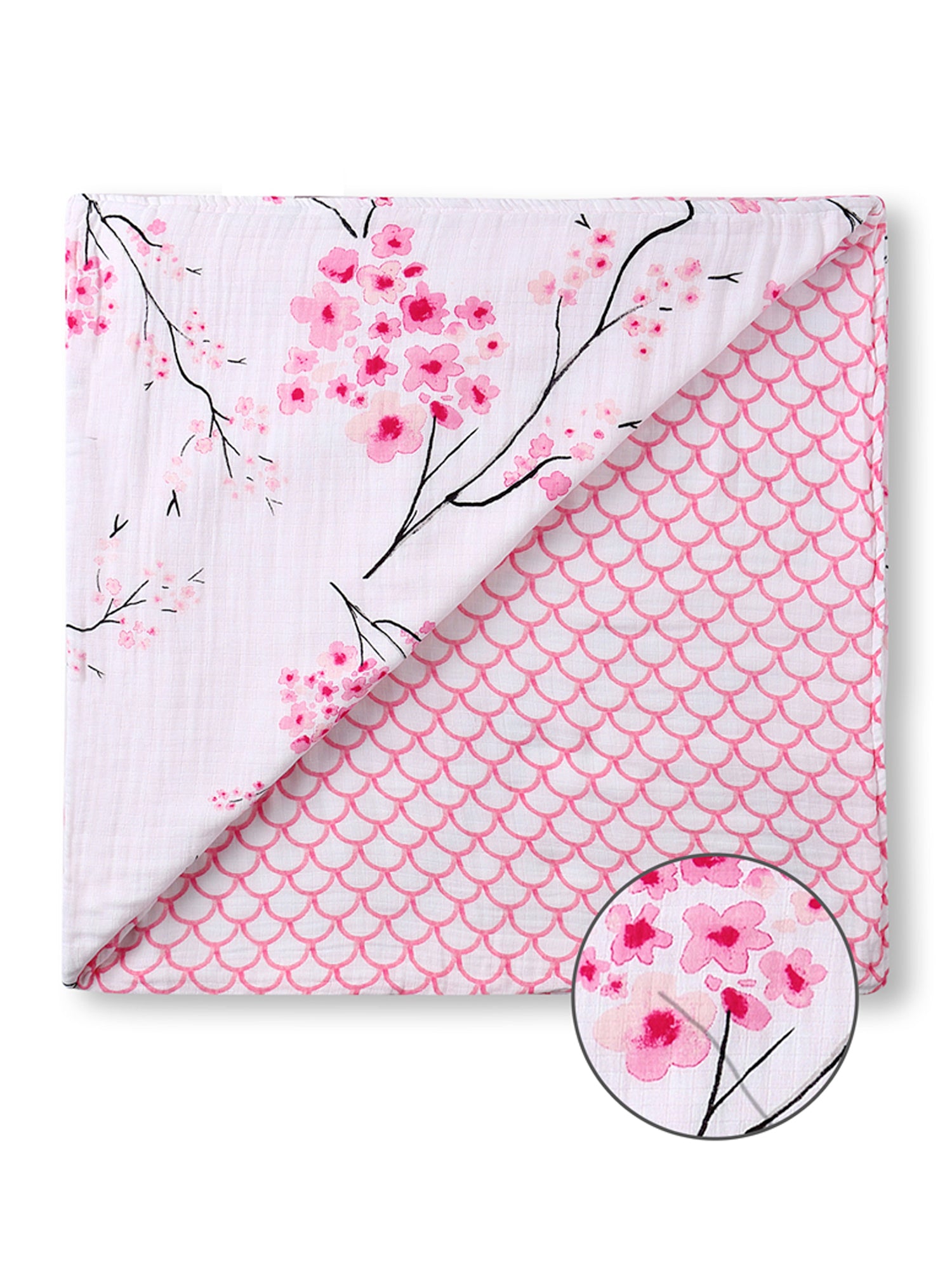Organic Snug Blanket - Cherry Blossom