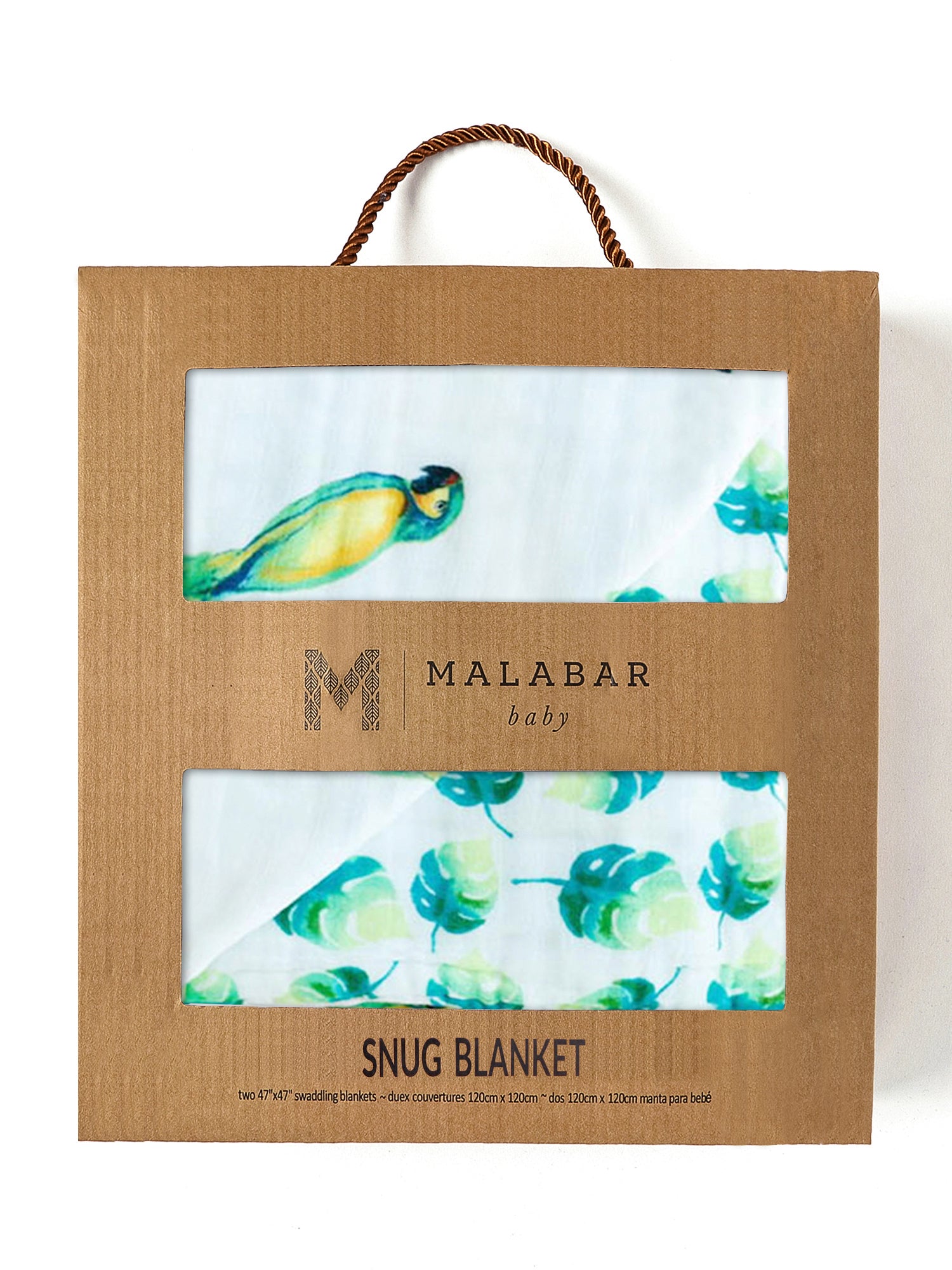 Organic Snug Blanket - Parrots