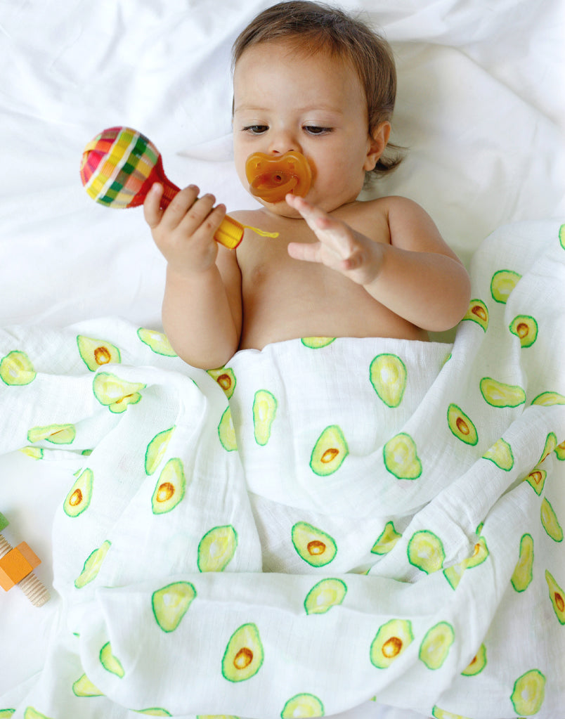 Organic Swaddle Set - First Foods (Avocado & Carrot)